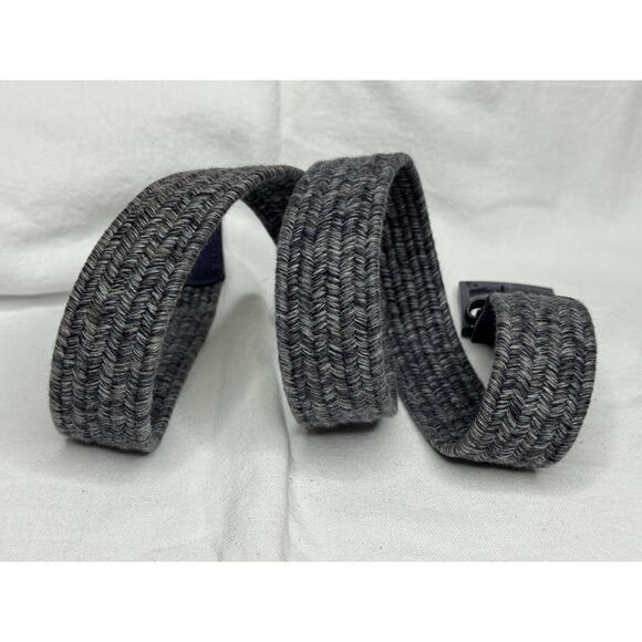 Travis Mathew Cuater Braided Navy Blue Stretch Belt Size 43-54 Waist - Picture 2 of 7